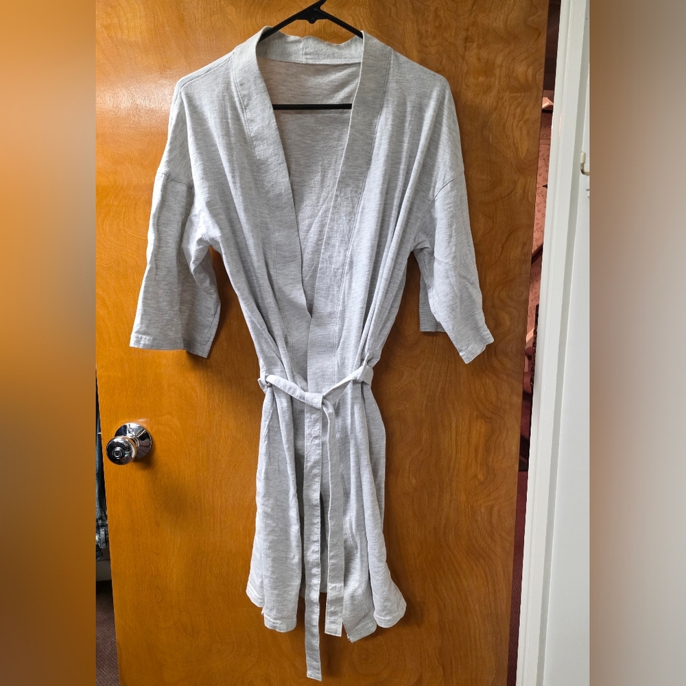 Le Club Descreaturs De Beute Heather Gray Spa Robe S